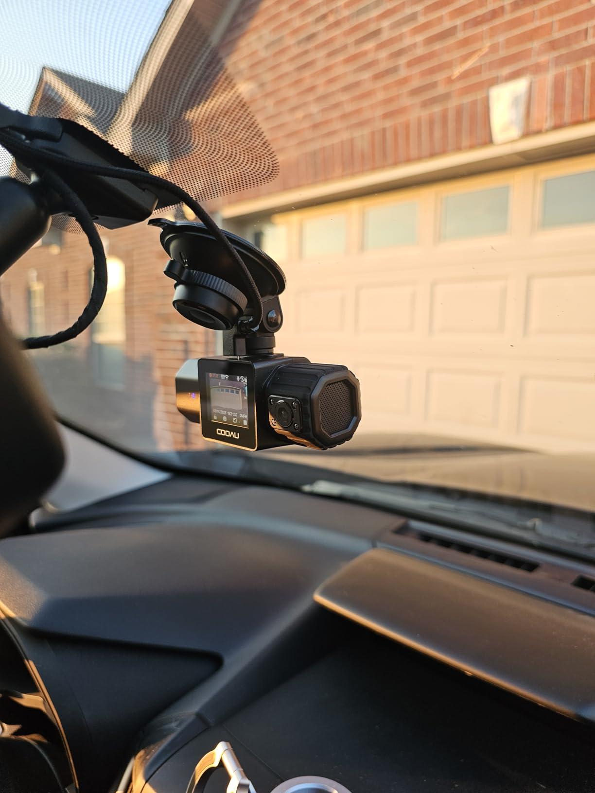COOAU Dual Dash Cam 2.5K+1080P, Dash Cam Front and Inside, Built-in GPS and WI-FI, Dash Camera for Cars, Perfect for Uber and Taxi Drivers, Night Vision, Accident Record, 24Hr Parking Mode customer photo 2