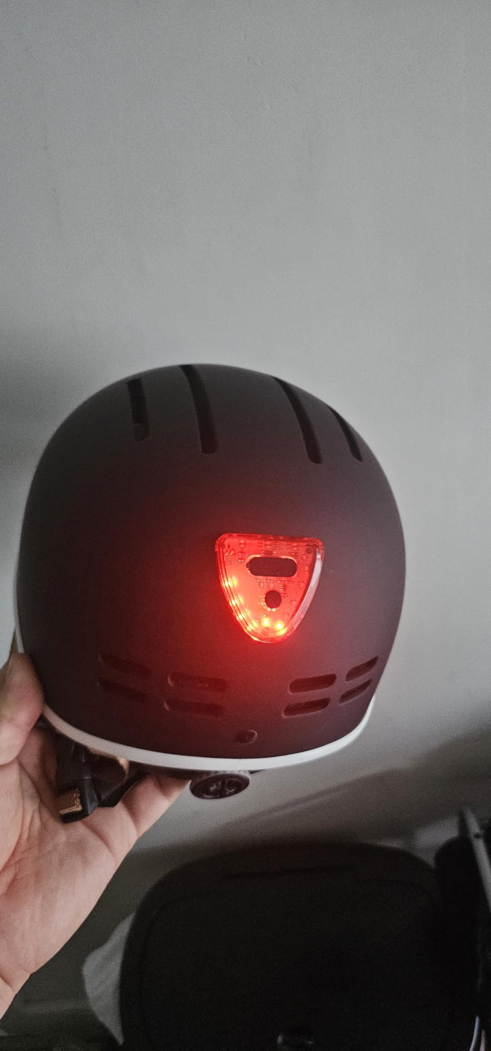 Exclusky Bike Helmet for Adults, Adjustable Cycling Helmet for Men & Women Safety Certified Bicycle Helmet for Commuting, Road Biking, Skating with USB Rechargeable Rear Light customer photo 2