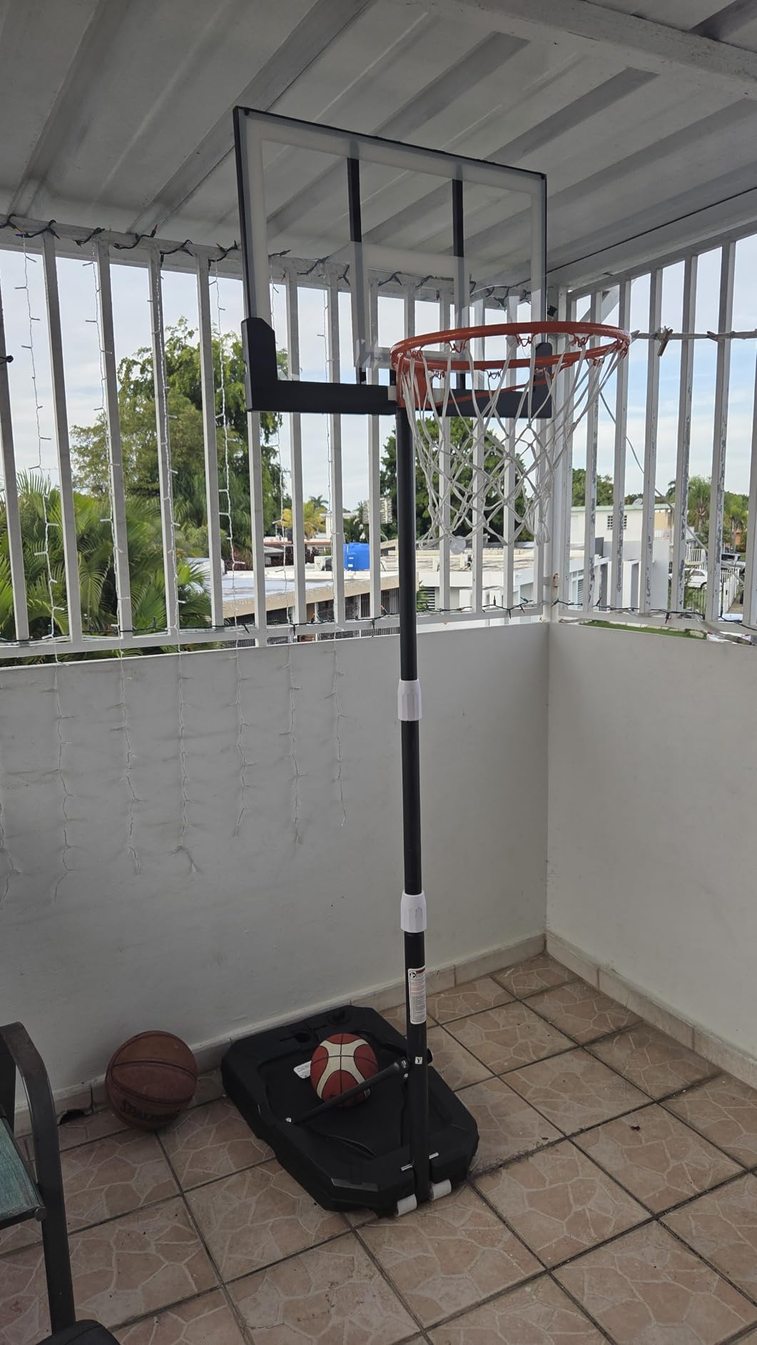Seray Kids Basketball Hoop Outdoor Patented 6s Safe-Adjust 3.2-7.2FT customer photo 2