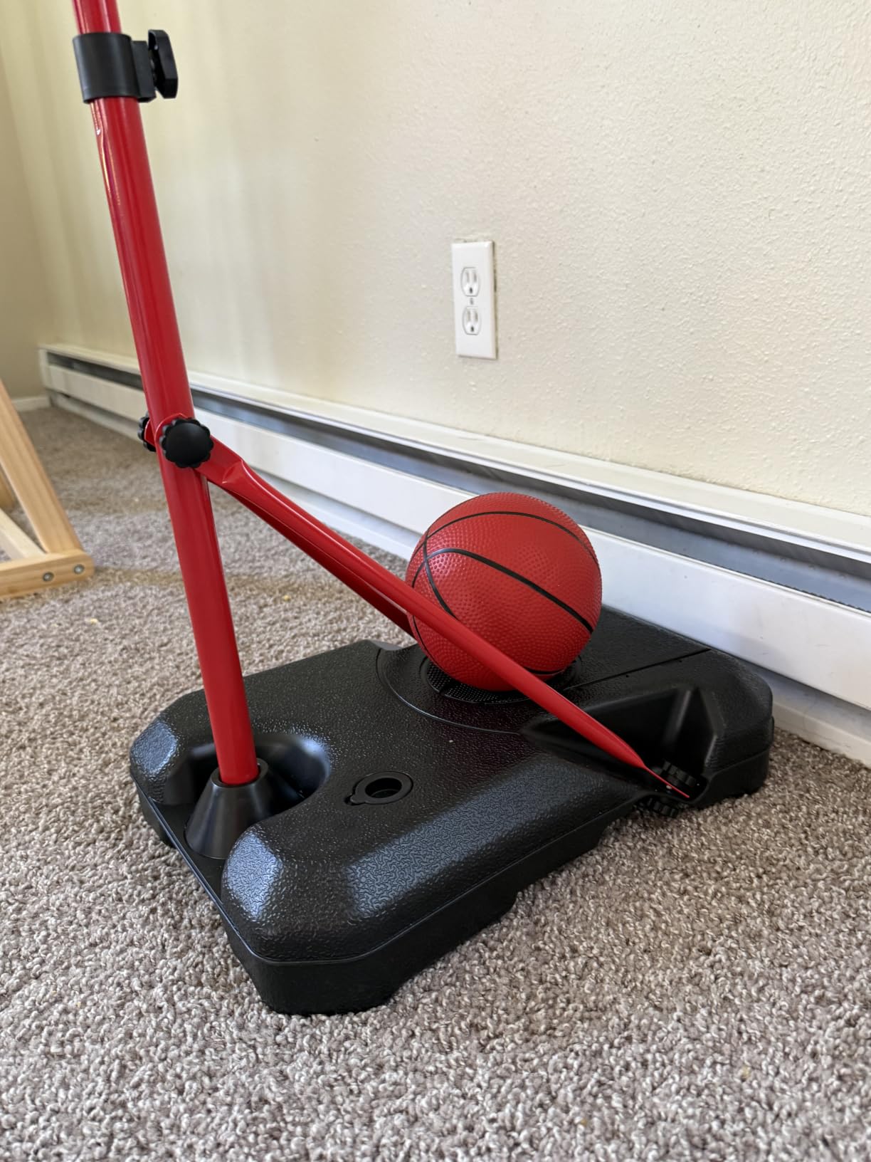 Kids Basketball Hoop with Stand, Adjustable Basketball Set customer photo 1