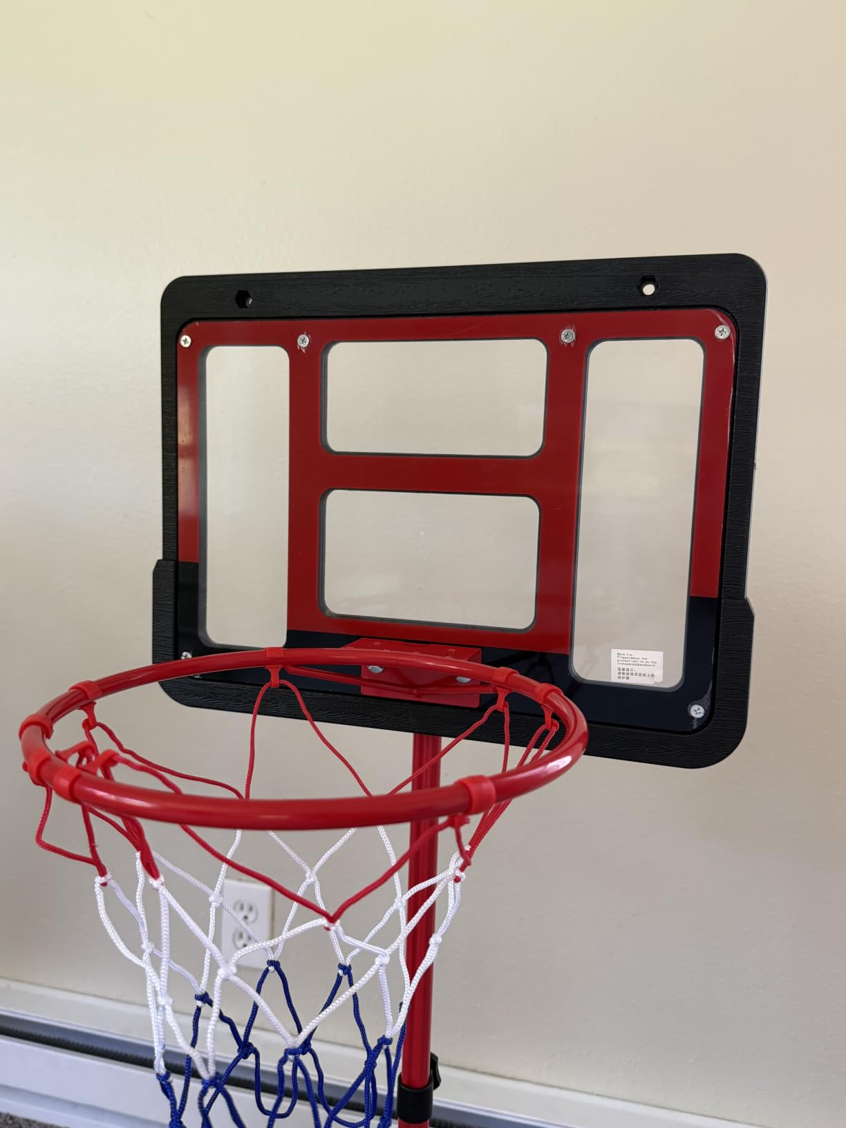 Kids Basketball Hoop with Stand, Adjustable Basketball Set customer photo 2