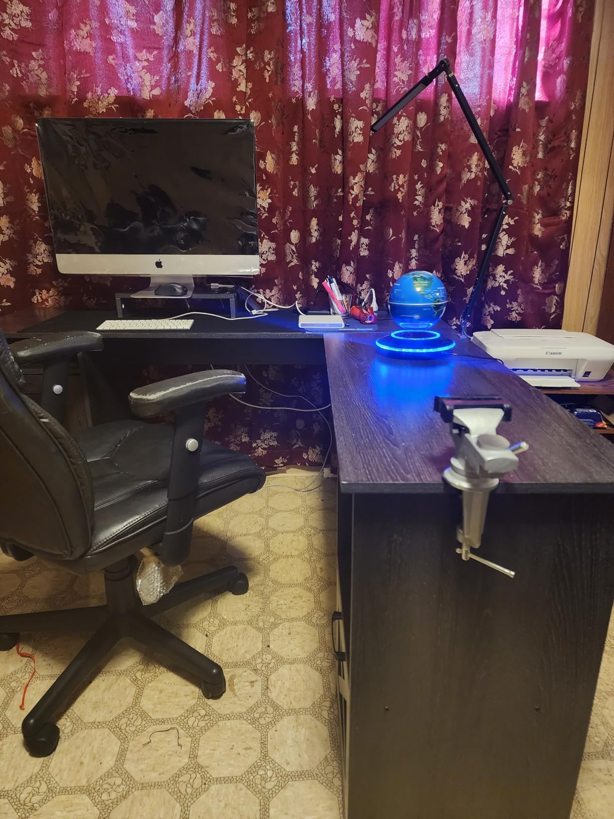 YITAHOME L Shaped Desk with Power Outlets | Computer Corner Desk, File Drawer, Monitor Stand & Storage Shelves, File Cabinet customer photo 2