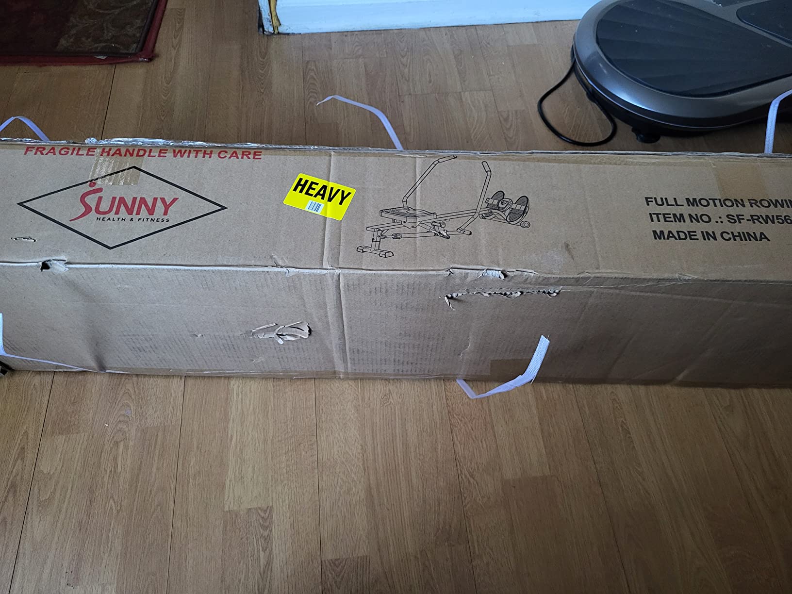 Sunny Health & Fitness Smart Full Motion Rower | 12 Resistance Levels, Dual-Arm Design, SunnyFit App, 400 LB Capacity, Optional Back-Assist Core Trainer customer photo 2