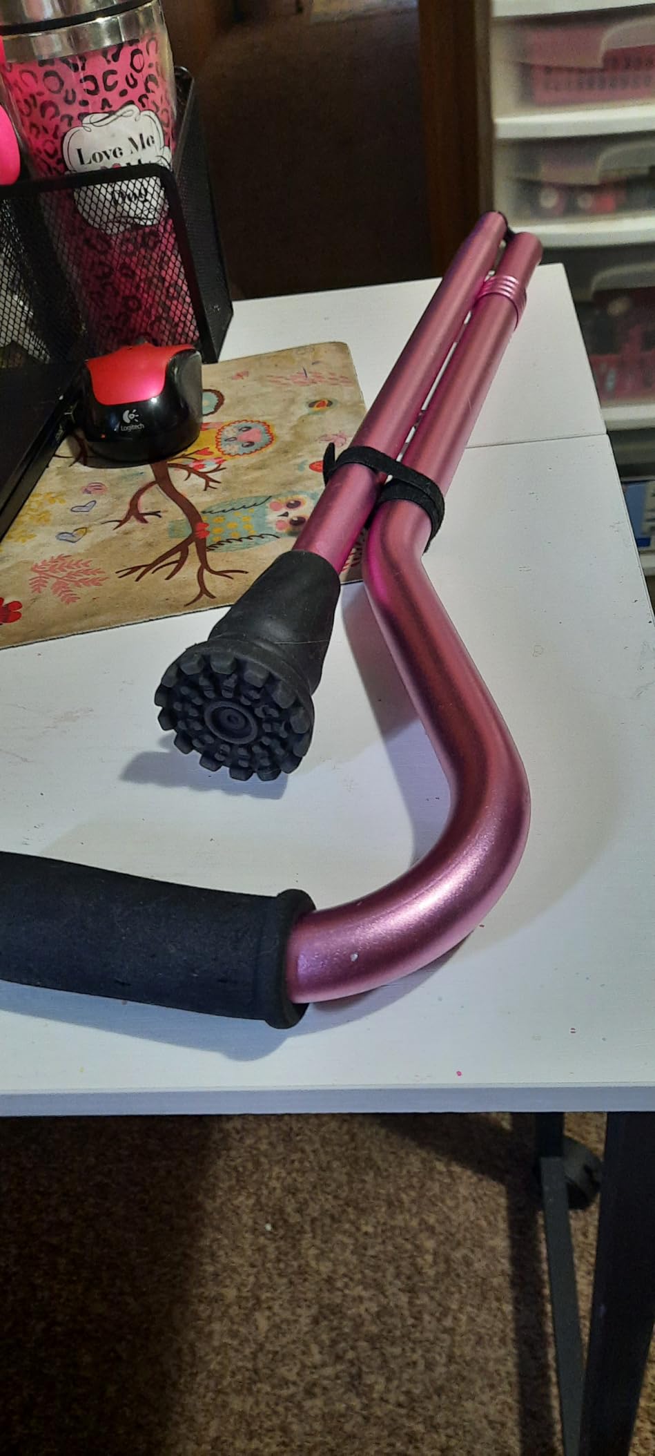 GPTCAMP Offset Walking Cane for Men & Women with Anti-Slip Tip customer photo 2
