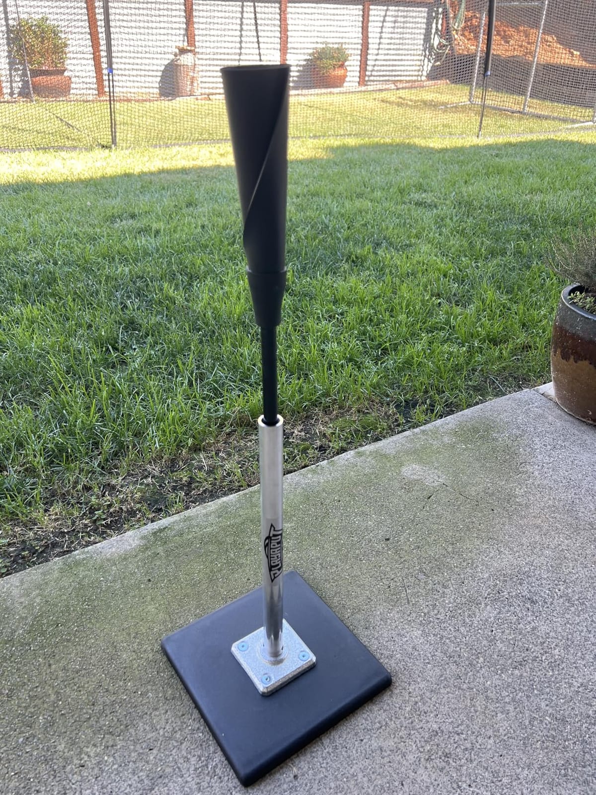 PLAYAPUT Portable Batting Tee for Baseball/Softball, Height Adjustment | From 25-37 inch, Easy Transport Premium Baseball Tee with Rubber Top, Heavy Duty Base Hitting Tee For Kids/Youths/Adults customer photo 2