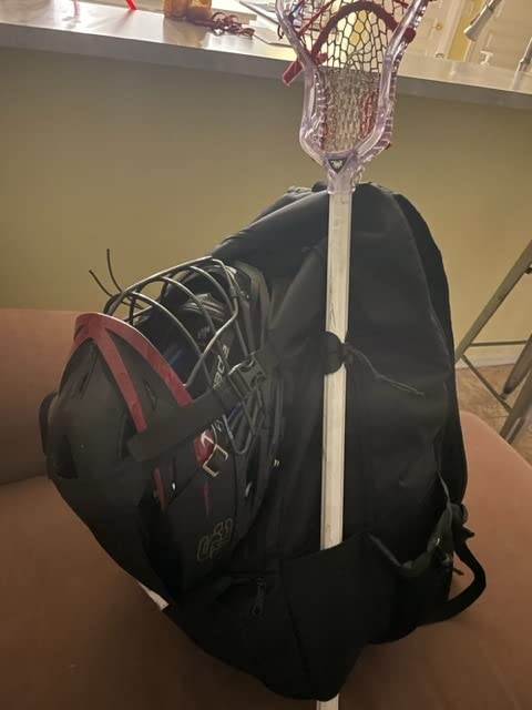 GoHimal Lacrosse Bag Extra Large Lacrosse Backpack with Tow Stick Holder customer photo 1
