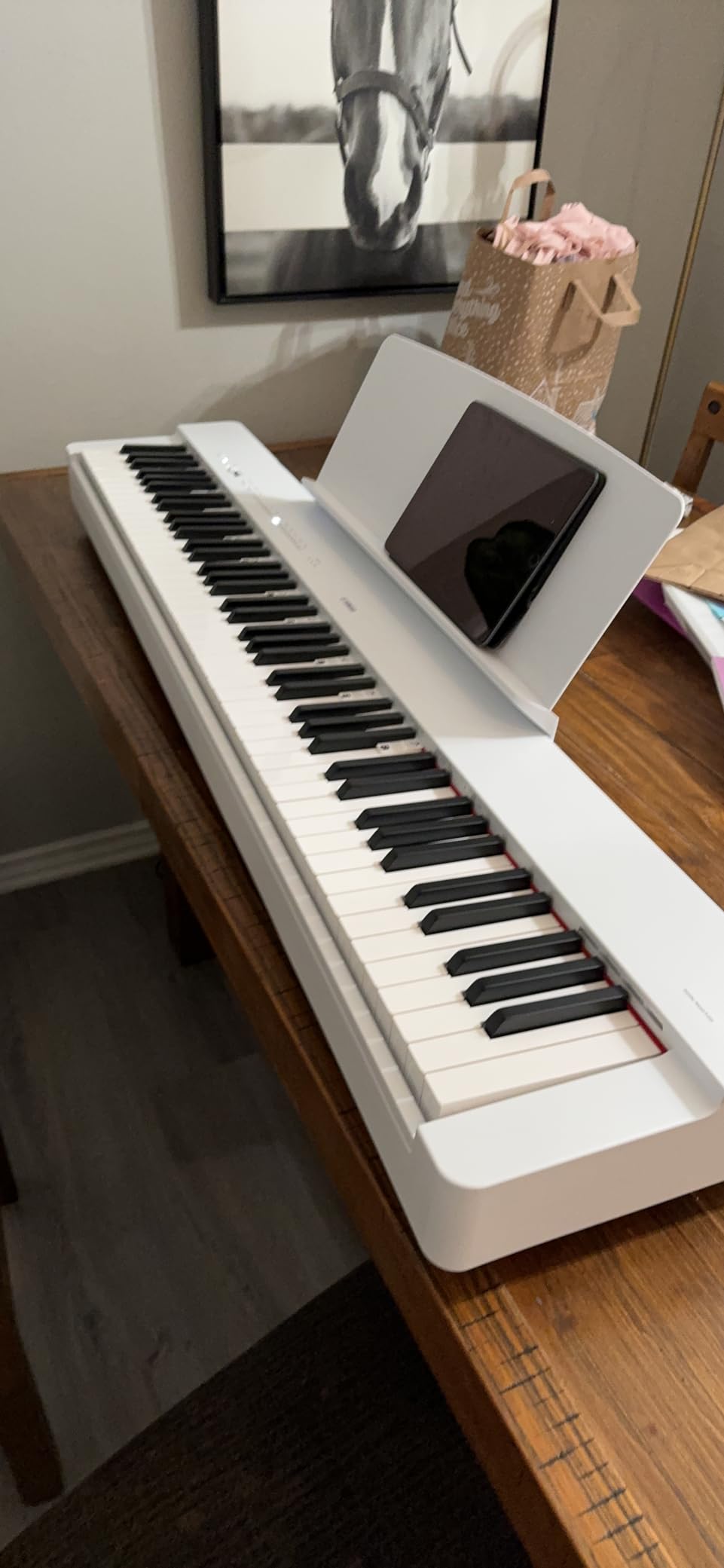 Yamaha P225 88-Key Digital Piano with Weighted Keys, Portable Design customer photo 1