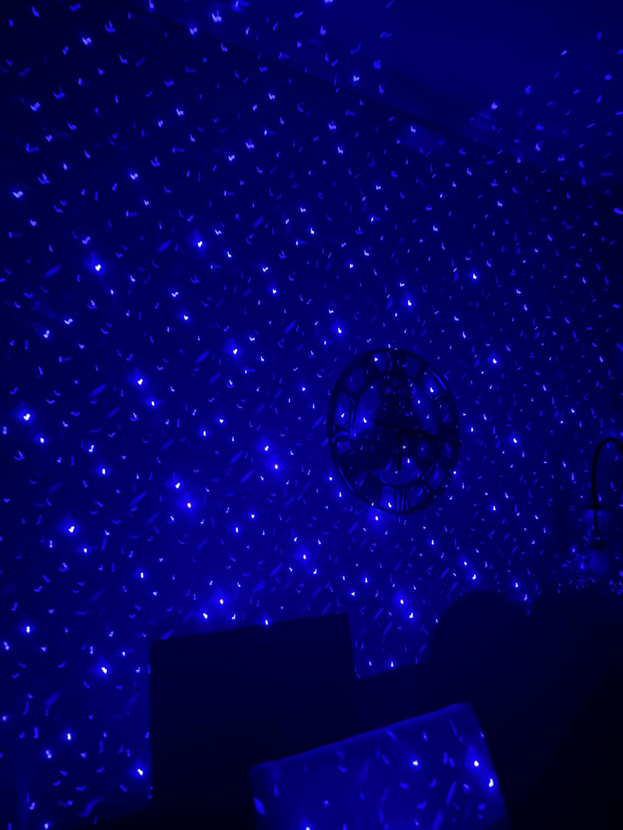 Laser Christmas Projector Lights Outdoor, Waterproof Christmas Decorations Moving Stars Light Show, Remote Control Timer, Holiday Projector Decorations for House, Yard & Garden customer photo 2