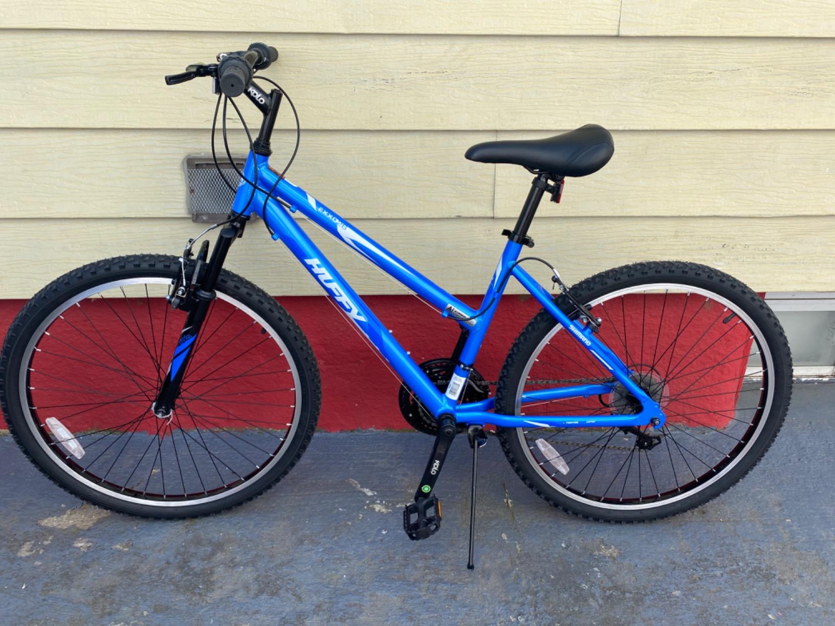 Huffy Mountain Bikes for Men, 26/27.5 Inch Sizes, Multiple Speeds, Suspension Available, Fat Tire Option, Sleek Graphics, Disc Brakes Available, Adjustable Comfort Saddle, Durable, Multiple Colors customer photo 2