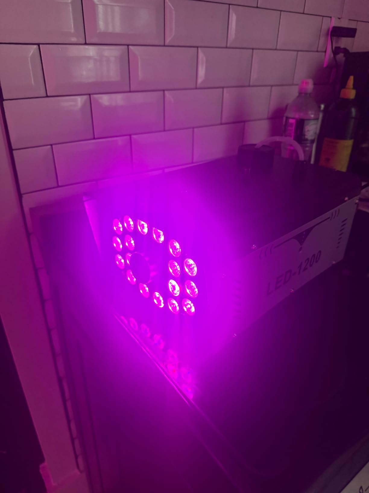 1200W Fog Machine Halloween Outdoor, 18 Lights 6000 CFM Smoke Machine Fog | Indoor Fog Machine with Remote for Wedding Party DJ Disco customer photo 1