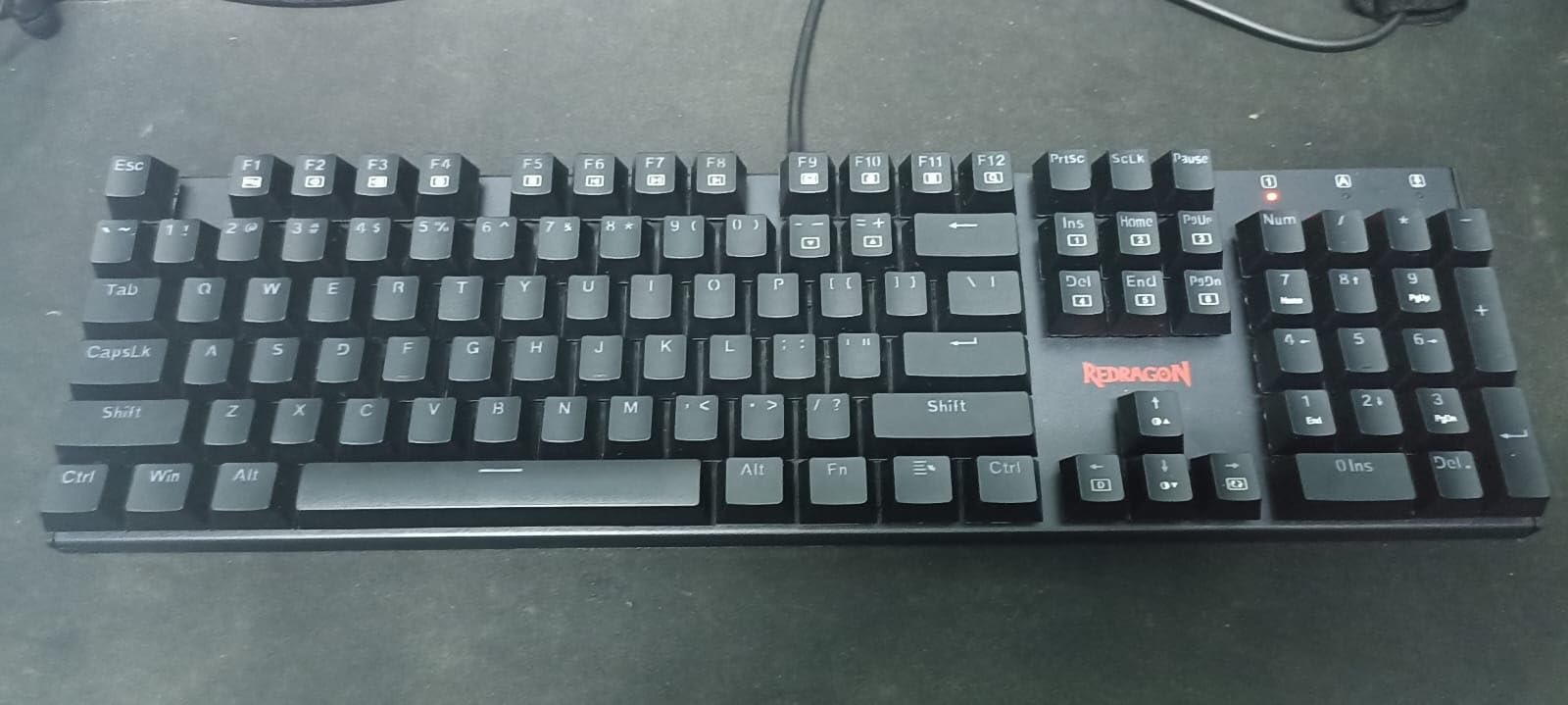 Redragon Mechanical Gaming Keyboard Wired, 11 Programmable Backlit Modes, Hot-Swappable Red Switch, Anti-Ghosting, Double-Shot PBT Keycaps, Light Up Keyboard for PC Mac customer photo 2