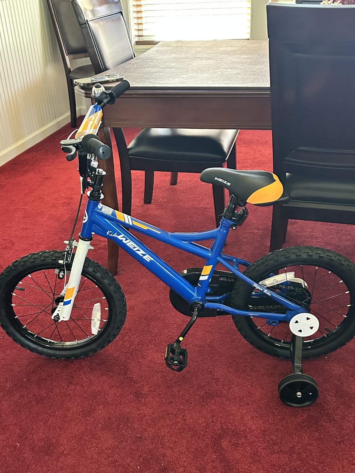 WEIZE Kids Bike, 14 16 20 Inch Children Bicycle for Boys & Girls Ages 4-12 Years Old, Rider Height 41-62 Inch, Adjustable Seat & Handlebars, Coaster Brake, Multiple Color Options customer photo 1
