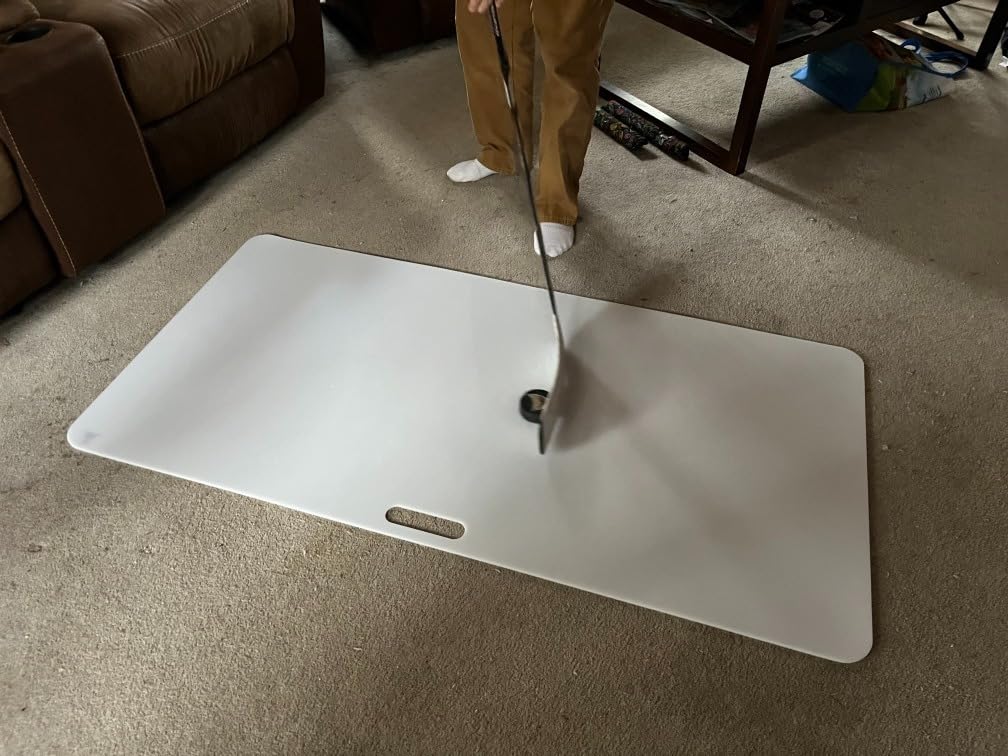 ACE HOCKEY Shooting Pad 30 x 60 - Shoot Like on Real Ice - Practice Shooting, Stickhandling, Passing Skills on 12.5 sqft - Convenient Off-Ice Training - Easy to Carry - Synthetic Ice Mat customer photo 2