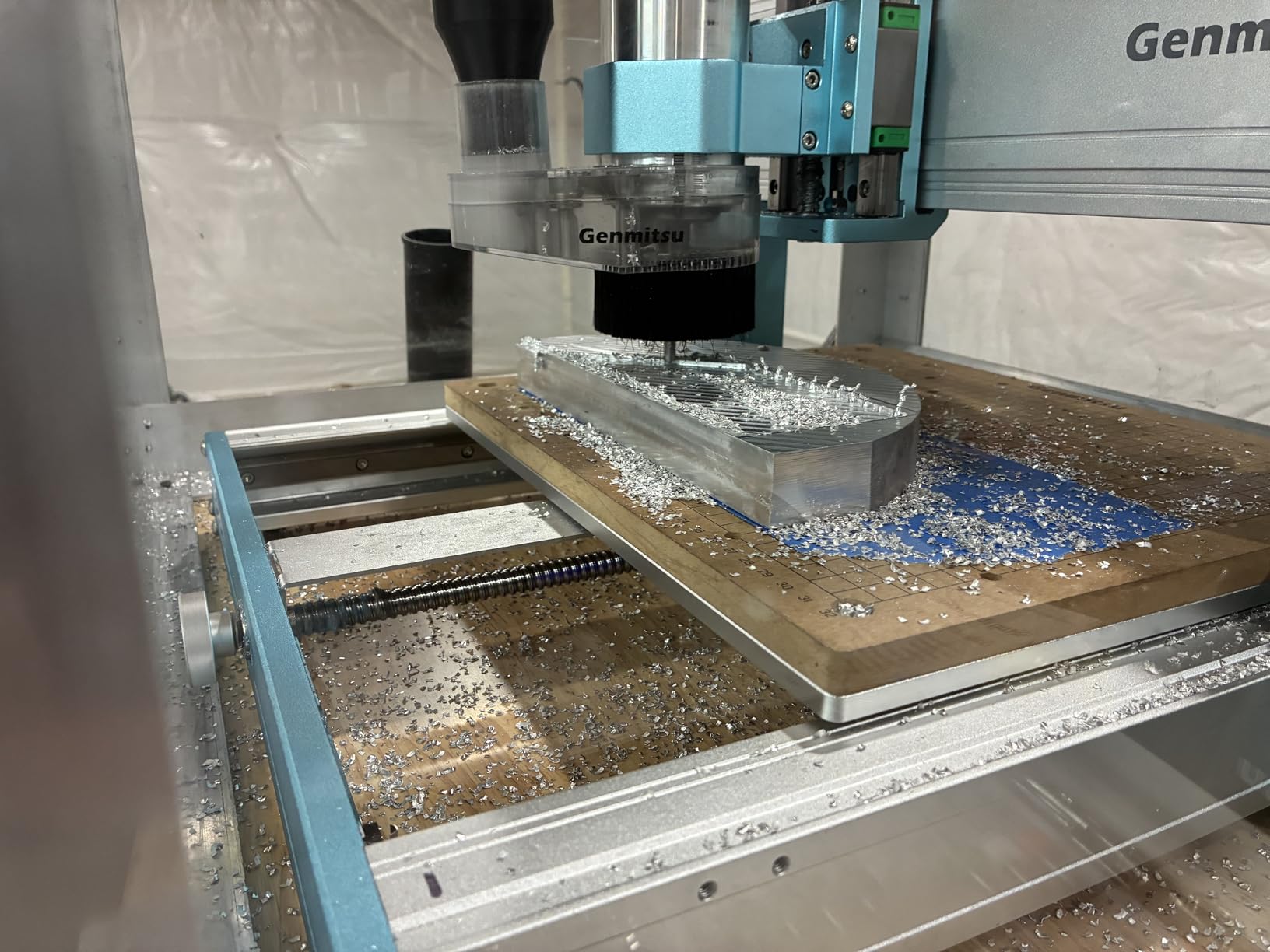 Genmitsu 3030-PROVer Ultra CNC Router Machine for Metal, All Metal CNC Engraver with Powerful 710W Spindle, ±0.03mm High Precision, Dual Linear Guides & Ball Screws, for Aluminum & Acrylic Engraving customer photo 1