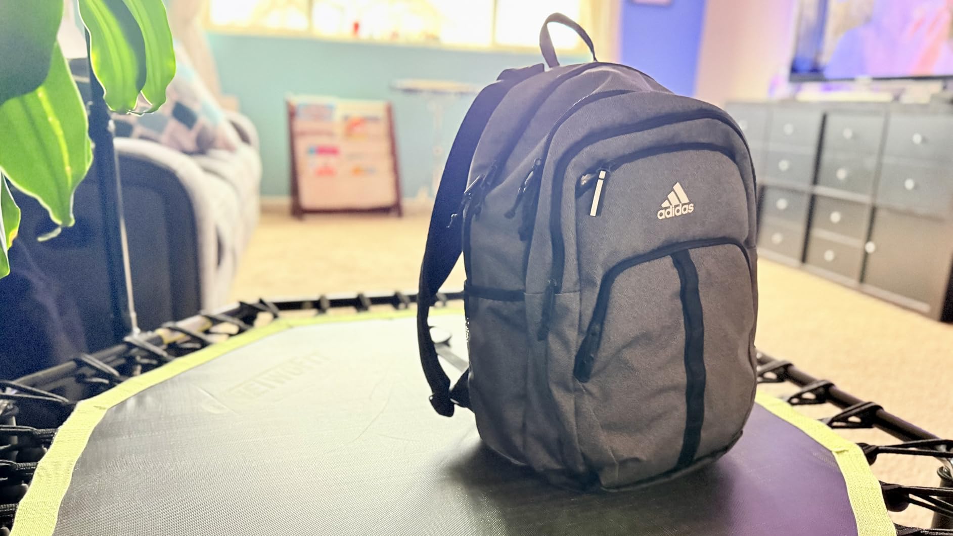 adidas Prime School Backpack 37L | Padded 17-In. Laptop Sleeve, Water-Bottle Pockets, LoadSpring Carry, Rolls With Your Suitcase, School Gym & Travel Ready customer photo 1