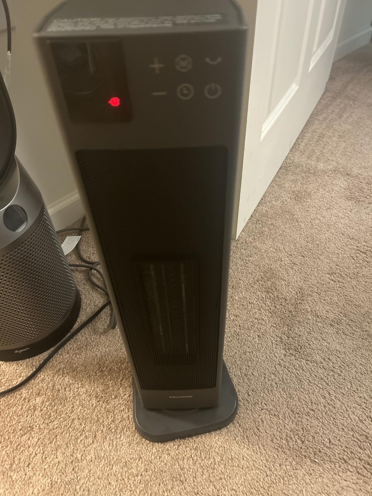 PELONIS Oscillating Ceramic Tower Space Heater, Programmable Thermostat, ECO Mode, 12H Timer, Remote Control, 1500W customer photo 2