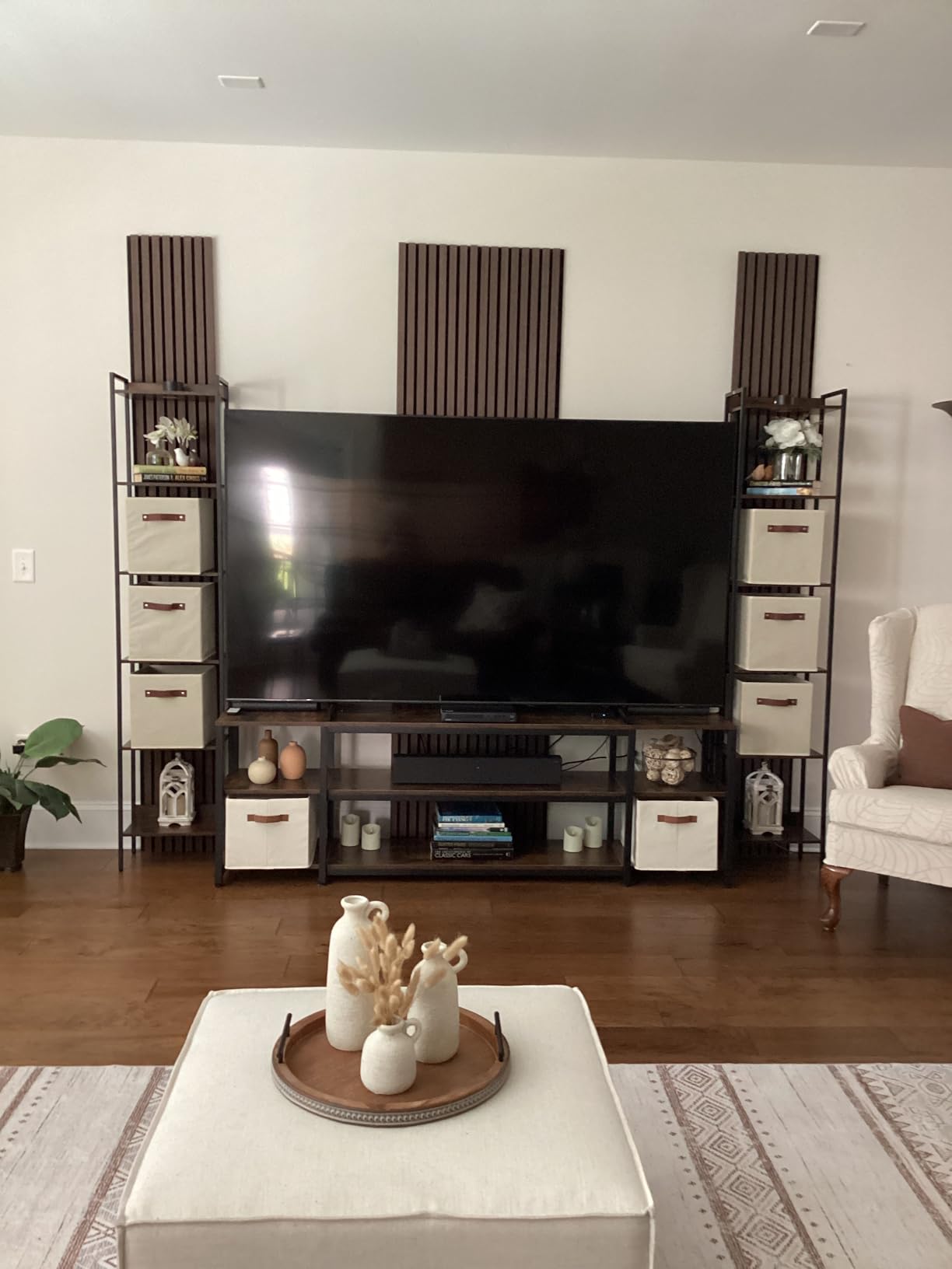 85 inch TV Stand, Entertainment Center for 70 75 80 85