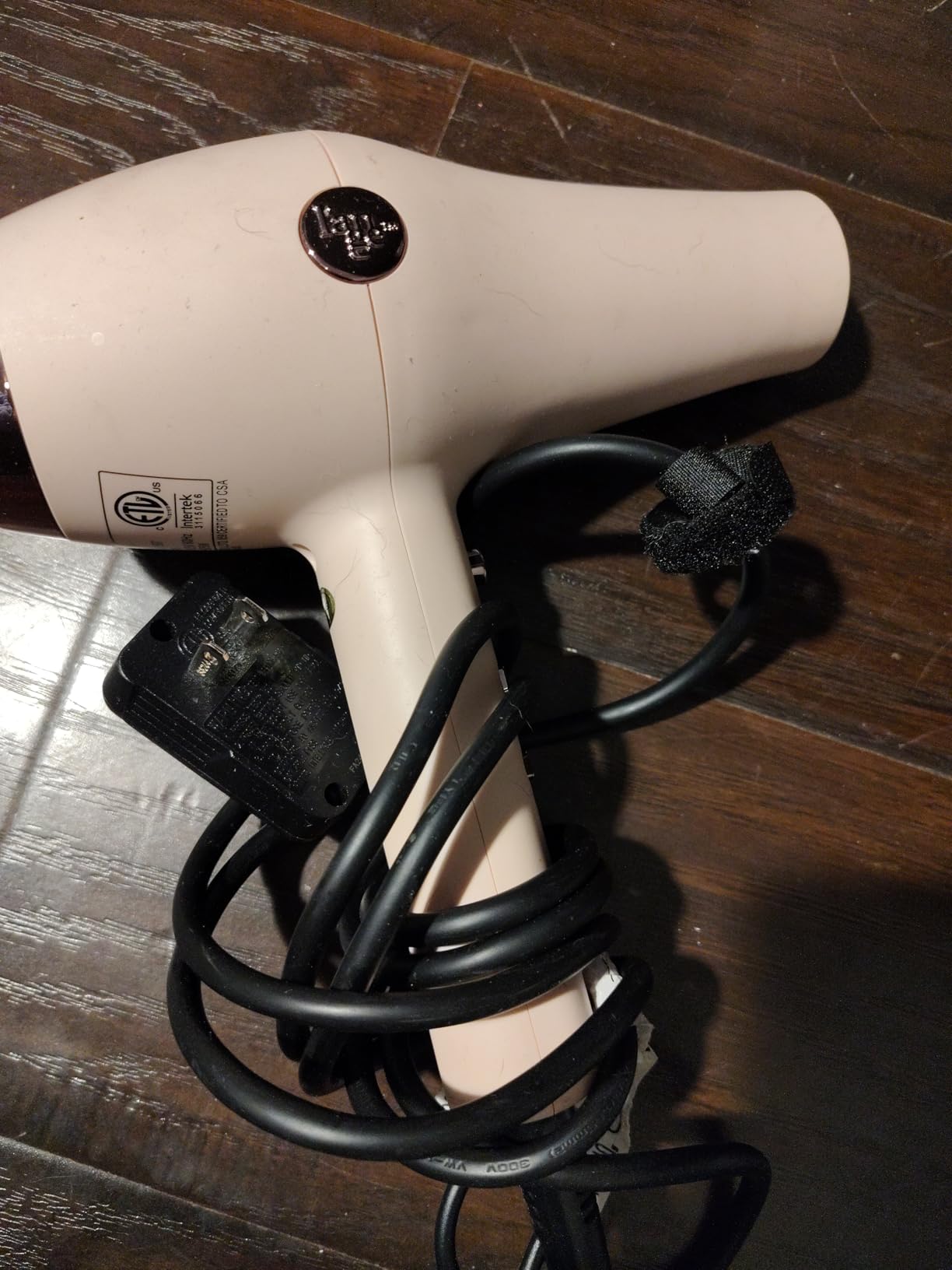 L'ANGE HAIR Soleil Professional Hair Dryer | Fast Drying Ionic Blow Dryer for Frizz-Free Results | 3 Heat Settings with Cool Shot Feature | Lightweight Hairdryer with Concentrator 1875W | Blush customer photo 2