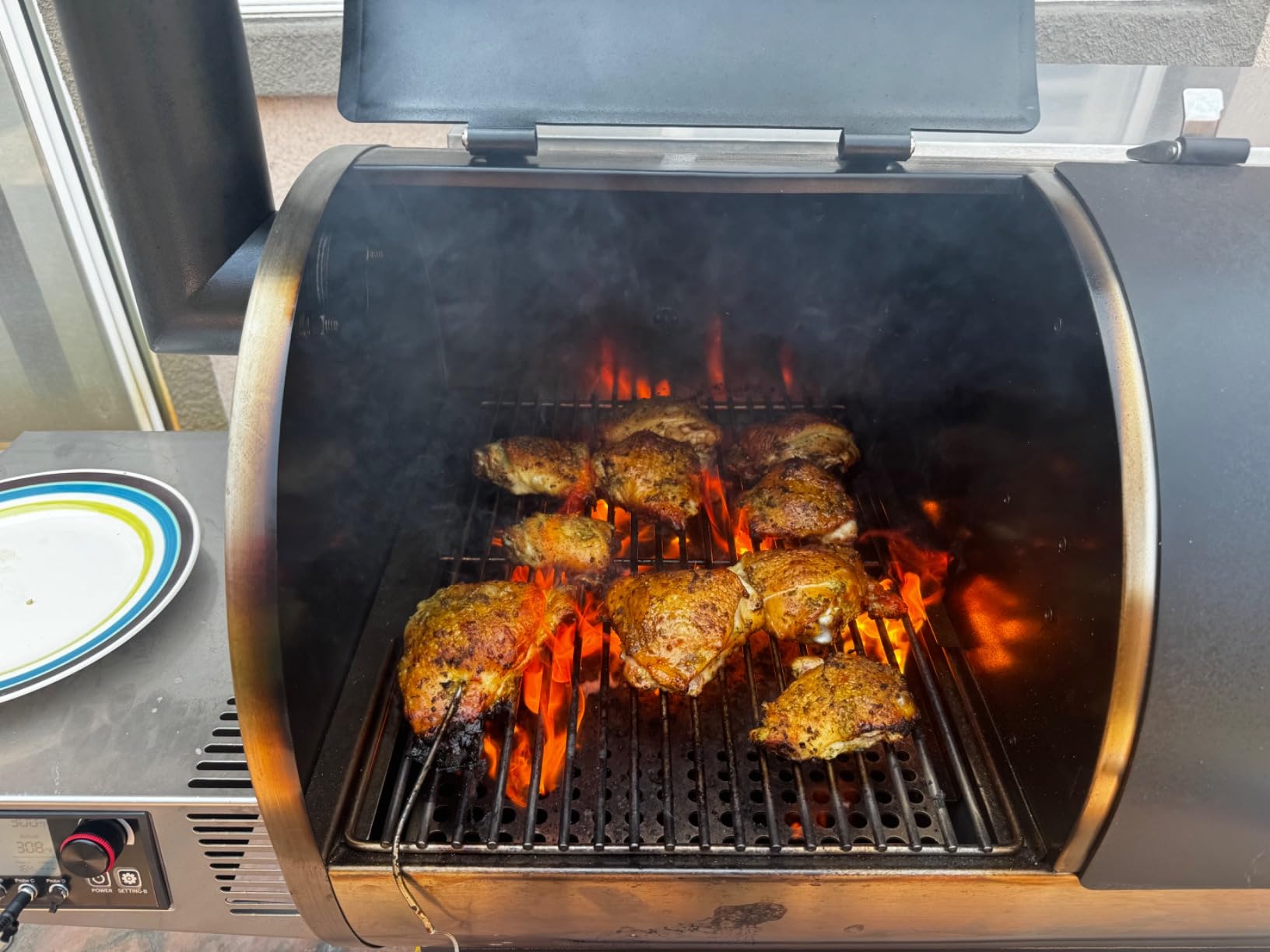 recteq DualFire 1200 Wood Pellet Smoker Grill, Wi-Fi Electric Pellet Grills, Dual Chambers for Hot and Fast + Low and Slow Cooking customer photo 1