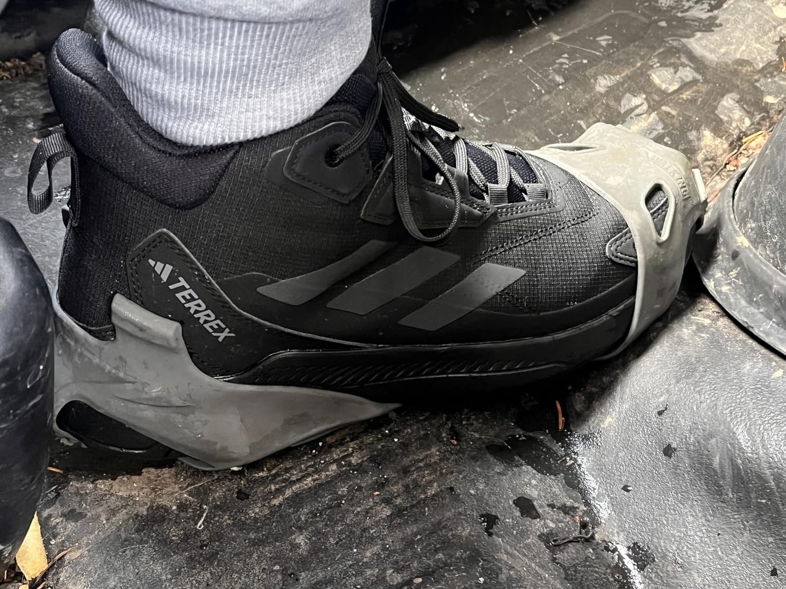 adidas Men's Terrex Anylander Mid Top Rain.Rdy Hiking Shoes customer photo 1