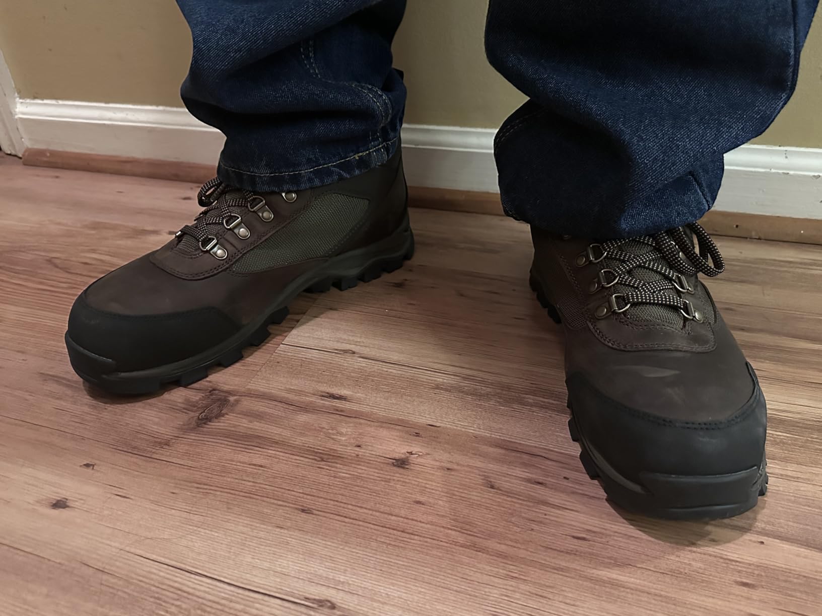 Timberland PRO Mens Keele Ridge Steel Safety Toe Waterproof Industrial Hiking customer photo 2