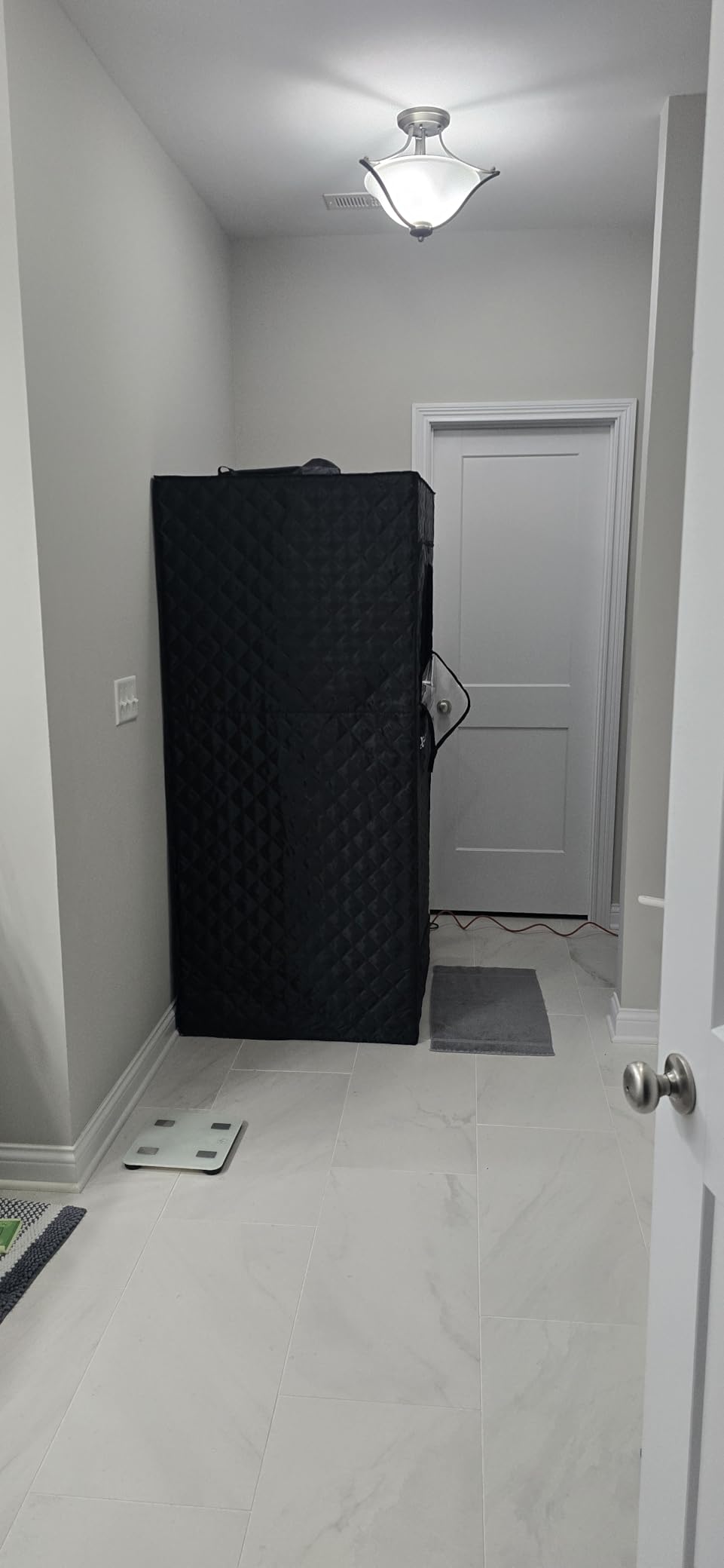 X-Vcak Upgraded Portable Sauna for Home，Relaxation, Steam Sauna for Home with Steamer, Remote Control, Folding Chair, 9 Levels customer photo 2