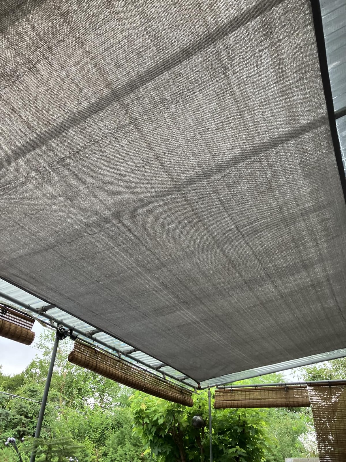 Cool Area Sun Shade Sail for Patio Backyard, Rectangle 12x16ft, Dark Grey | 95% UV Protection. 85%-90% Shading Rate. Permeable Shade Fabric. Customizable Sizes. Included Ropes. customer photo 2