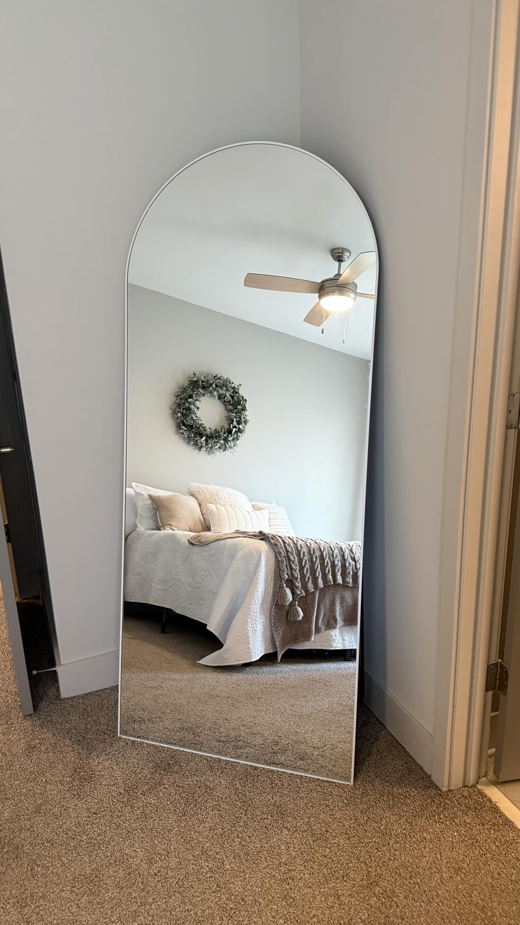 Dewfig Arched Full Length Mirror, 76