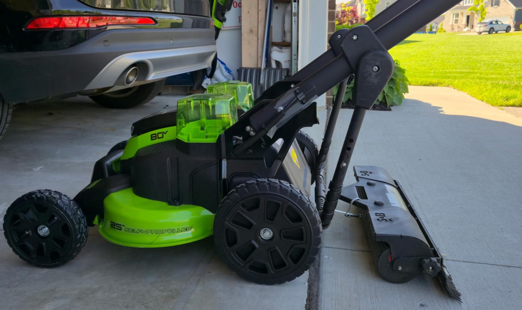Greenworks 80V 25in Self-Propelled Lawn Mower customer photo 1
