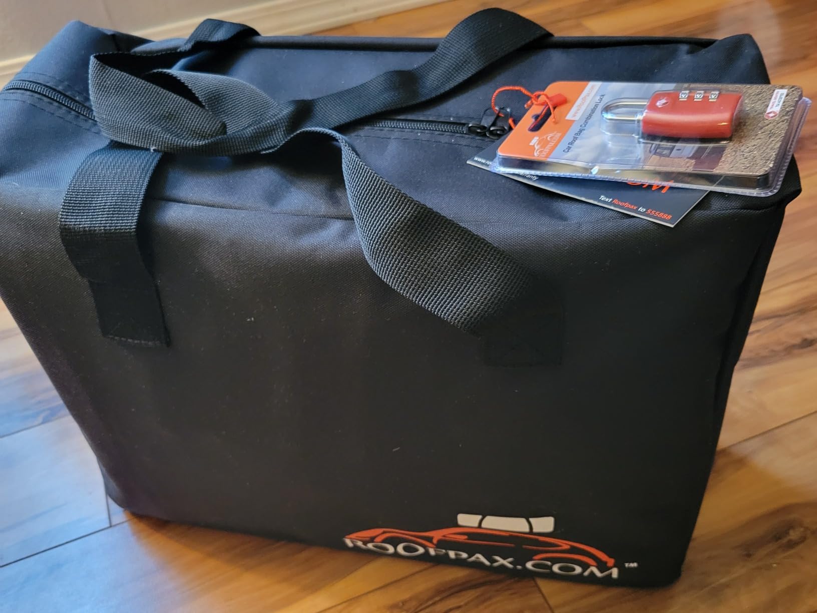 RoofPax XXL 28 cuft Car Rooftop Cargo Carrier Bag Extra Waterproof Car Roof Storage with 10 Heavy Duty Tie Down Straps and 4 Hooks customer photo 2
