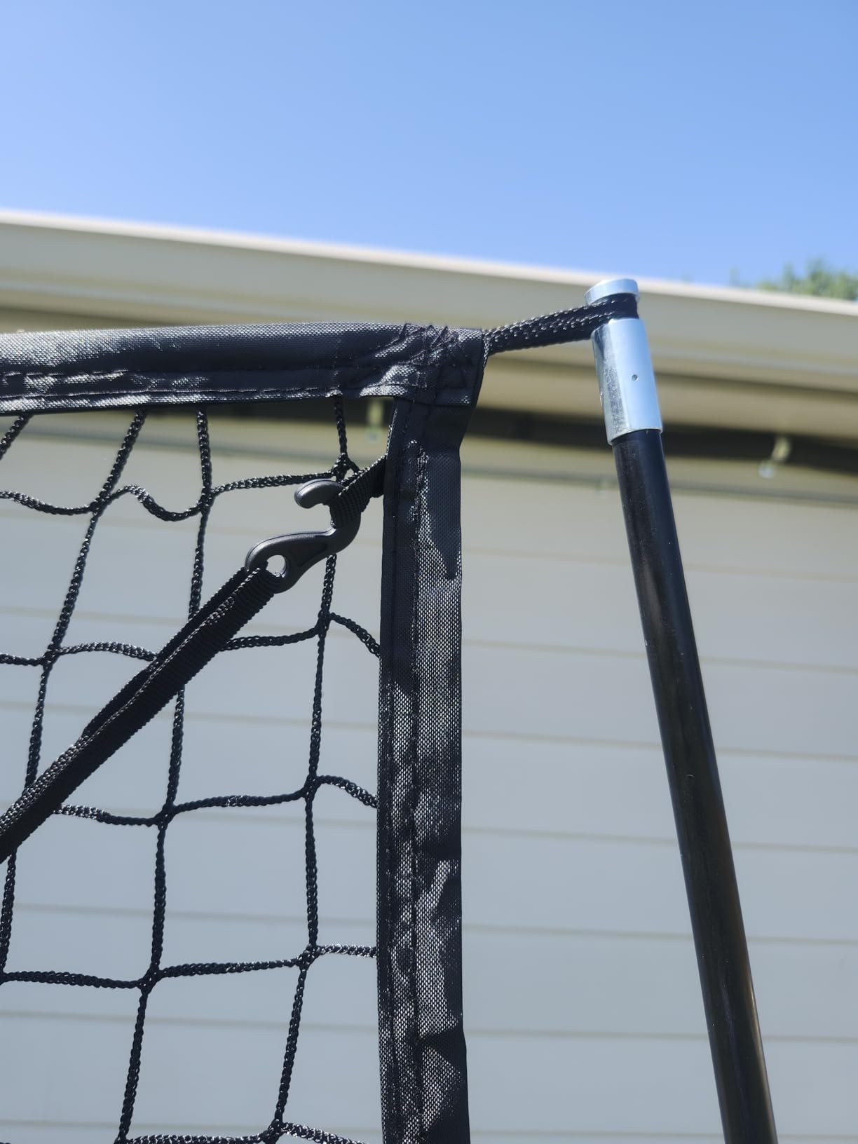 BAGAIL 7x7 ft Baseball & Softball Training Net | Includes Batting Tee & 2 Strike Zones, Heavy Duty Frame, Durable 7-Ply Mesh, Large Target For All Level, Quick 2-Min Setup customer photo 1