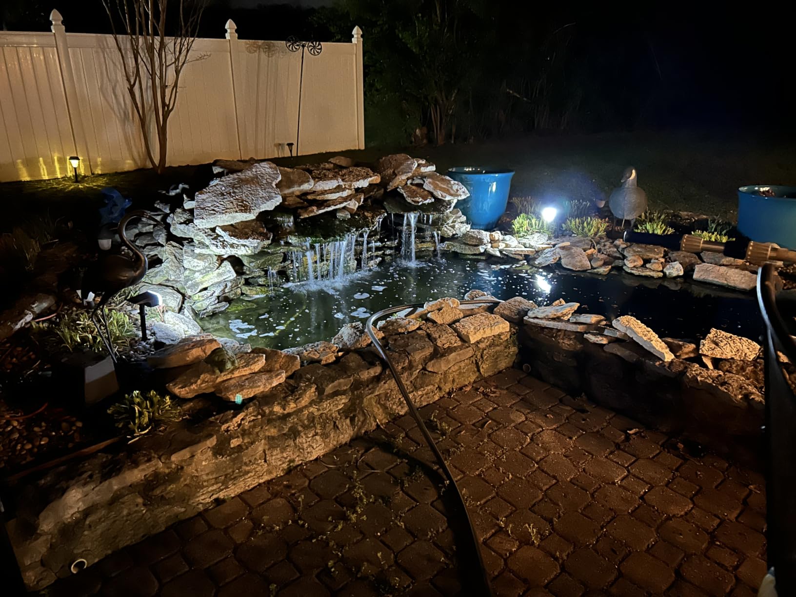 AUDERWIN Solar Spot Lights Outdoor Waterproof, 4 Packs, Cool White | 63 LED, 3 Lighting Modes, Solar Landscape Lights for Yard, Garden, House, Garage, Pathway, Tree, Backyard customer photo 2
