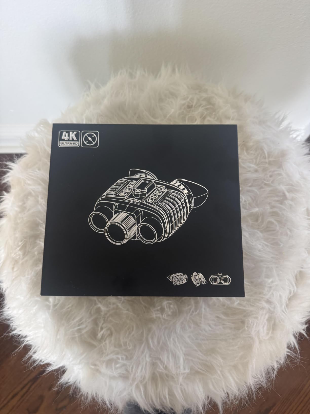 GOYOJO 4K Head-Mounted Night Vision Goggles & Binoculars - Infrared NVG with 4 Color Vision, Manual Focus & 8X Digital Zoom for Hunting, Camping, and Outdoor Surveillance customer photo 1