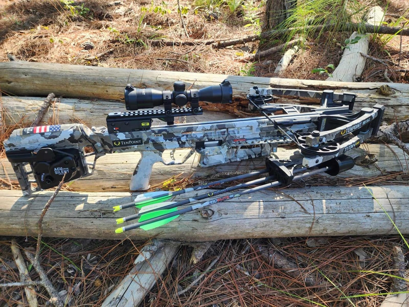TenPoint Titan 400 Crossbow, Vektra - 400 FPS - Includes Pro-View 400 Scope, ACUdraw Silent Cocking Device & Three Pro Elite 400 Carbon Arrows customer photo 1