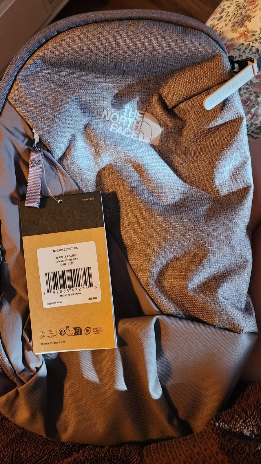 THE NORTH FACE Women's Isabella Sling | Slim Carry Crossbody Bag With Large Main Compartment, Water Repellent customer photo 1