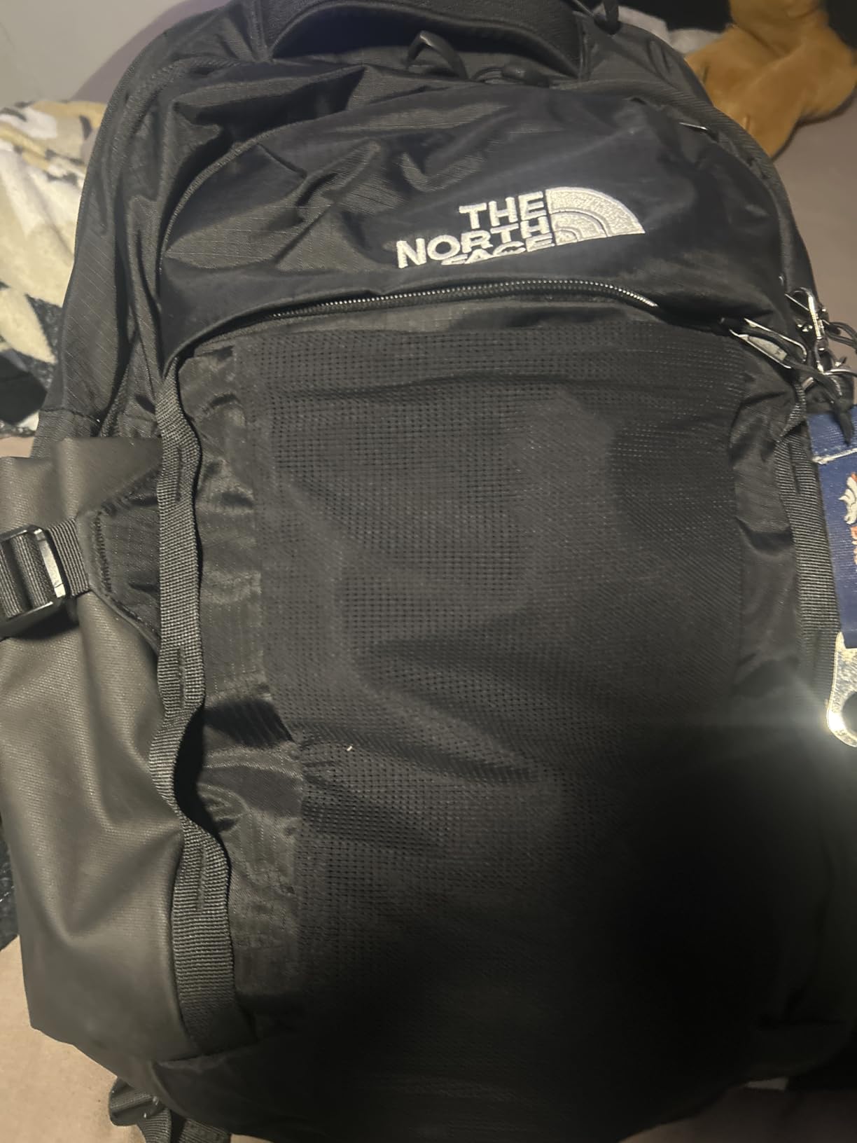 The North Face Recon Laptop Pack, Asphalt Gy Lt Hth/TNF Blk-NPF, OSFA | Daypack, Water Repellent, Laptop Sleeve, 2 Water Bottle Pockets customer photo 1