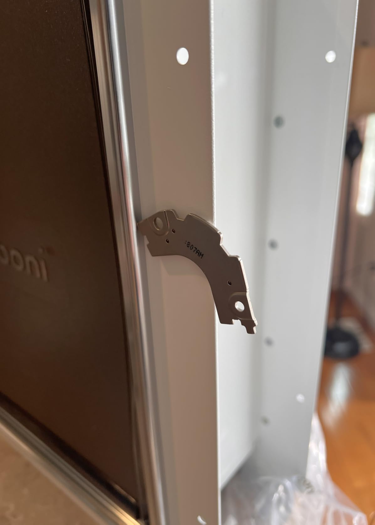 Baboni Pet Door for Wall, 3-Flap, Steel Frame and Telescoping Tunnel, Aluminum Lock, Double Flap Dog Door and Cat Door, Strong and Durable (Pets Up to 100 Lb) - Large customer photo 2