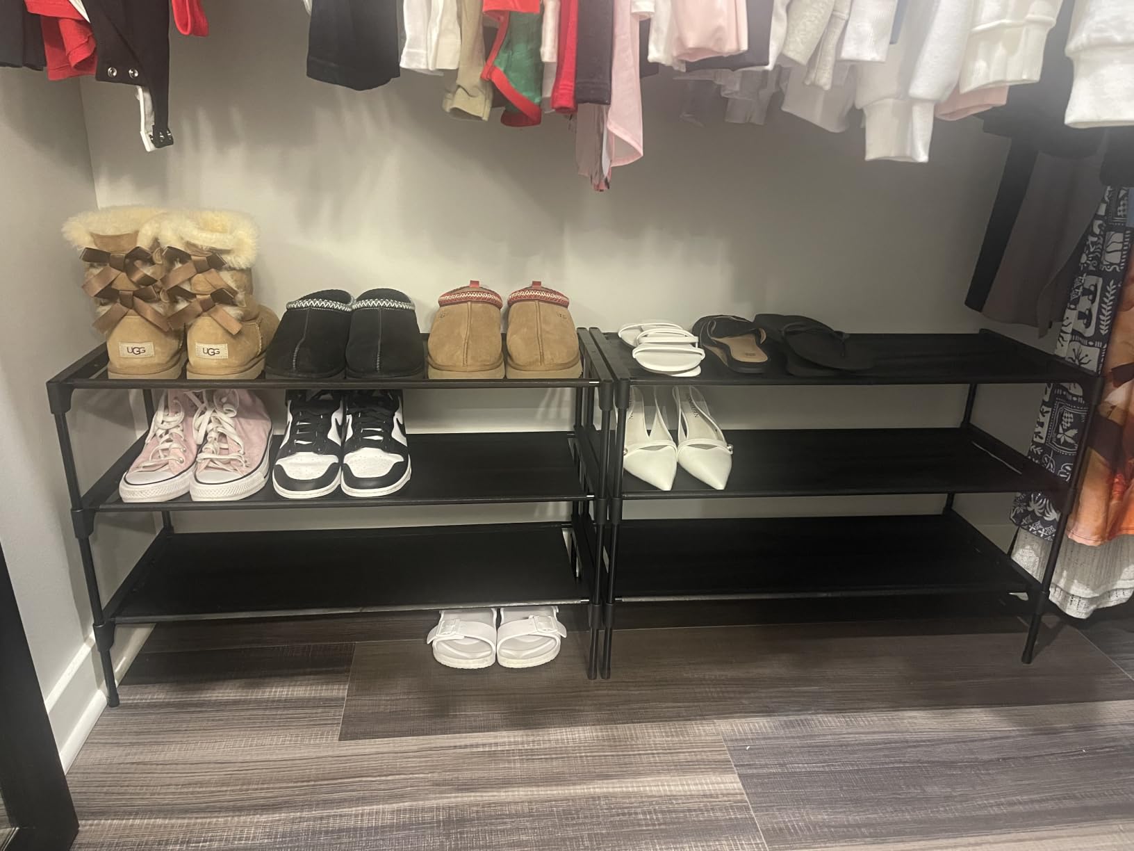 Kitsure Shoe Rack - Non-Woven Shoe Rack Shelf, 27.5