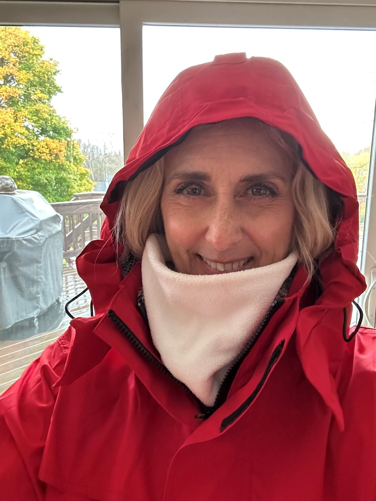 iCreek Rain Suit Waterproof Breathable Lightweight 2-Piece Rain Gear Unisex | Rain Jacket with Pants Set, Raincoat, Packable, Lightweight, Mesh Lining, Golf, Fishing, Motorcycle, Work, Camping customer photo 1