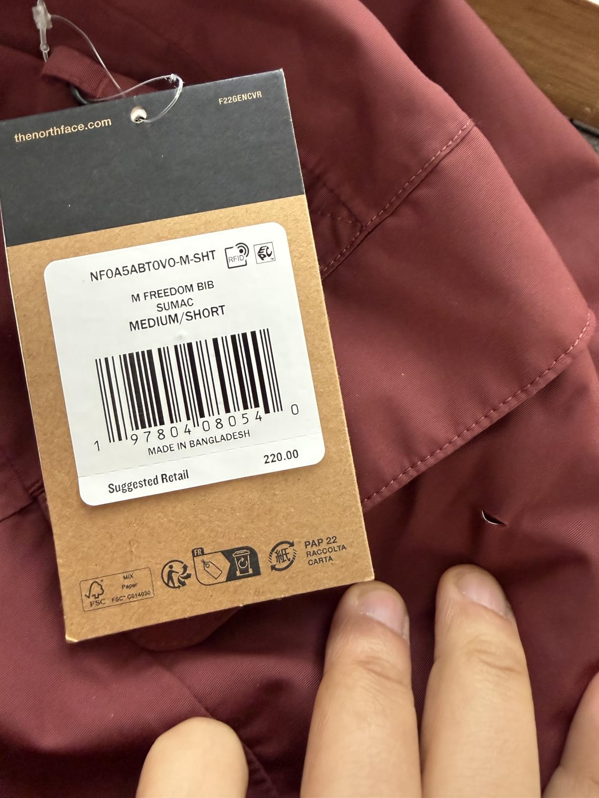 THE NORTH FACE Mens Freedom Ski and Snow Bib | Waterproof, Built-in Gaiter, Mesh Lined Breathability customer photo 2