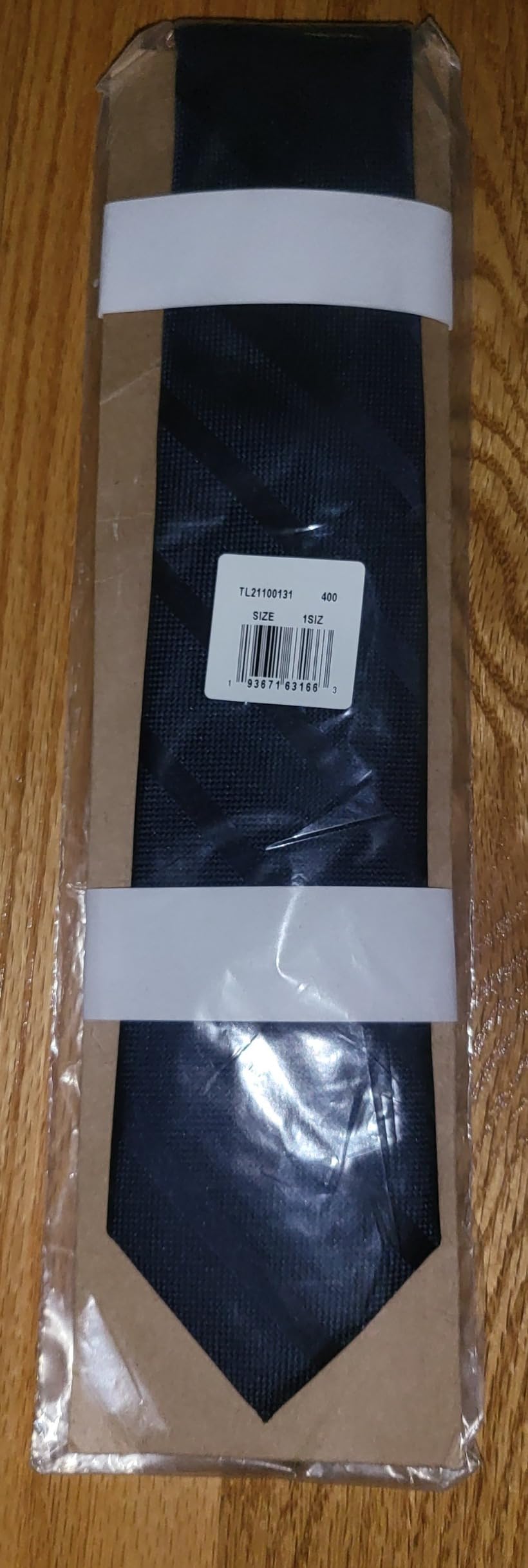 Tommy Hilfiger Men's Classic Textured Tonal Stripe Tie customer photo 2