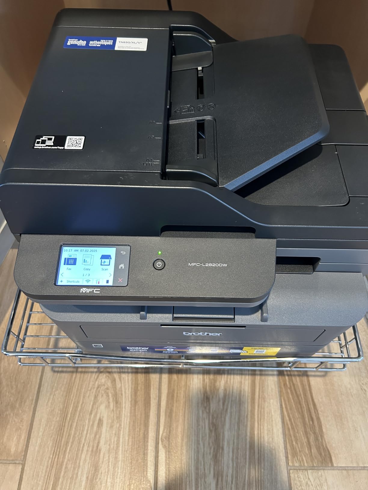 Brother MFC-L2820DW Wireless Compact Monochrome All-in-One Laser Printer with Copy, Scan and Fax, Duplex customer photo 1