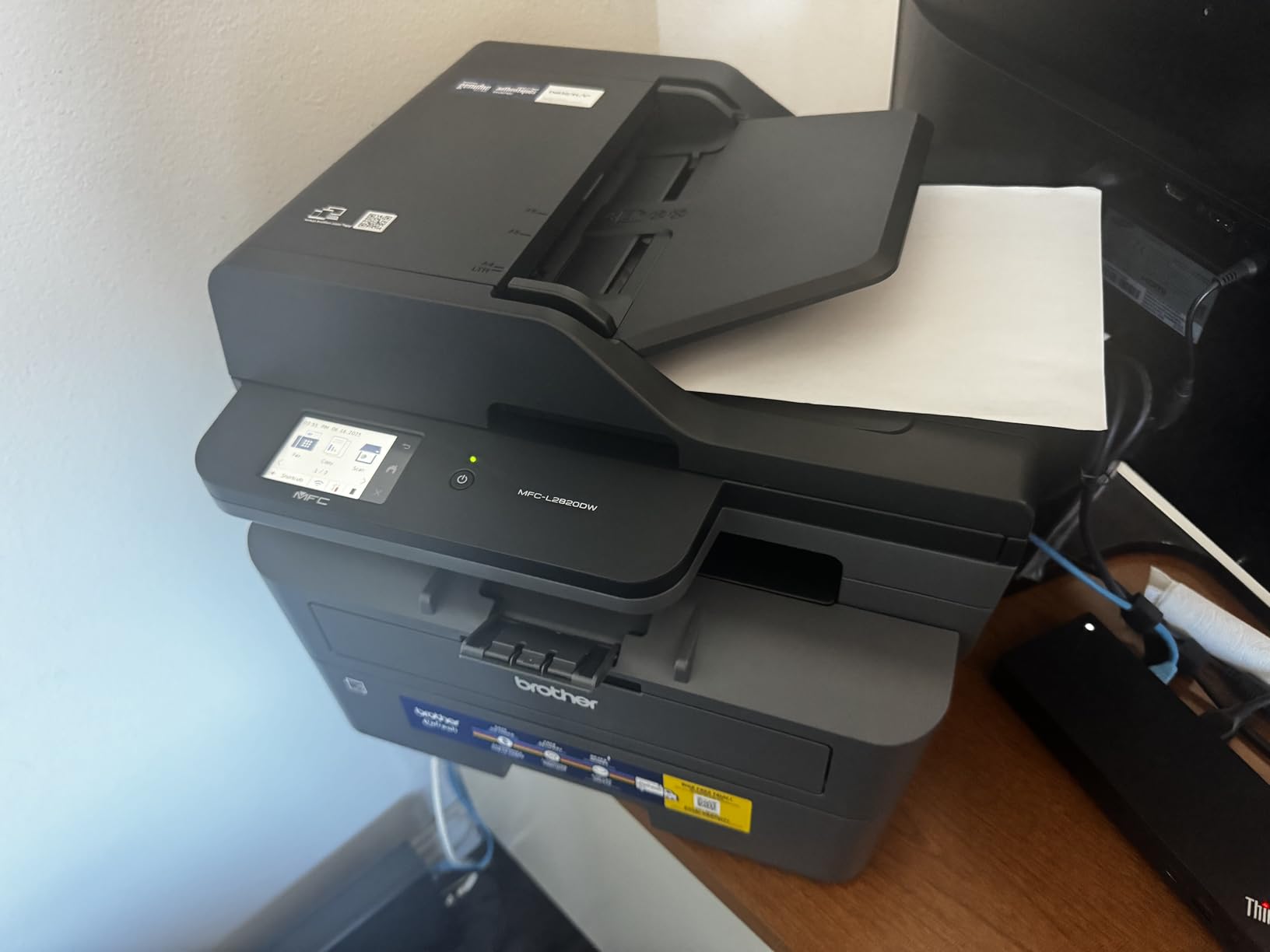 Brother MFC-L2820DW Wireless Compact Monochrome All-in-One Laser Printer with Copy, Scan and Fax, Duplex customer photo 2