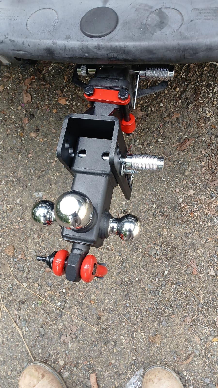 TYT 5-in-1 Tri-Ball Hitch Ball Mount for 2-Inch Receiver, 10,000 lbs GTW | 1-7/8