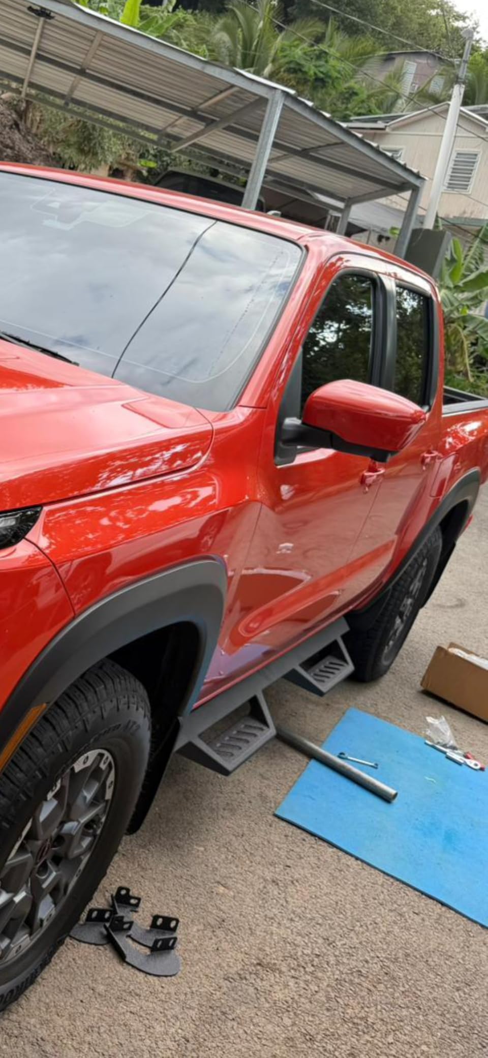 Tyger Auto LanderX Running Board Compatible with 2005-2026 Nissan Frontier | Crew Cab | TG-LX3N82398 | Drop Step Side Step Rail Nerf Bars customer photo 2