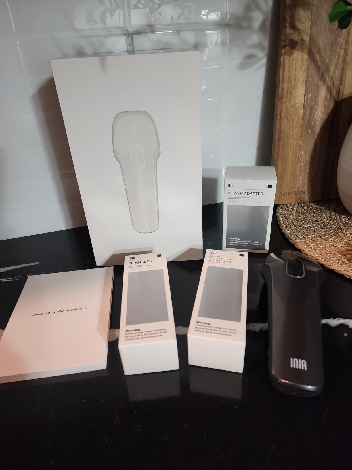 INIA HAUTE Pro Laser Hair Removal with Ice-Cooling Care for Women and Men | Painless at-Home, IPL Hair Remover for Coarse Hair, in Bikini All Body Areas, Latest Generation for Effective Results customer photo 1