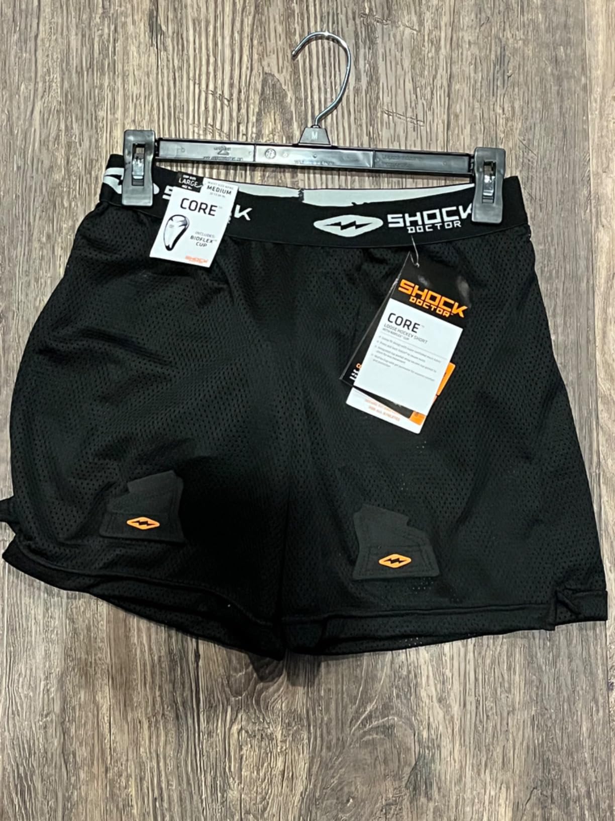 Men's Loose Hockey Short Supporter with BioFlex Cup Included, Adult customer photo 1