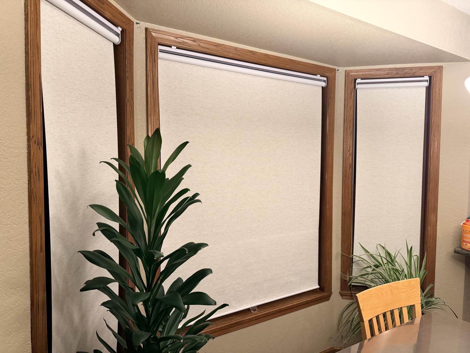 SUNOFF Blackout Cordless Roller Shades Blinds, 62