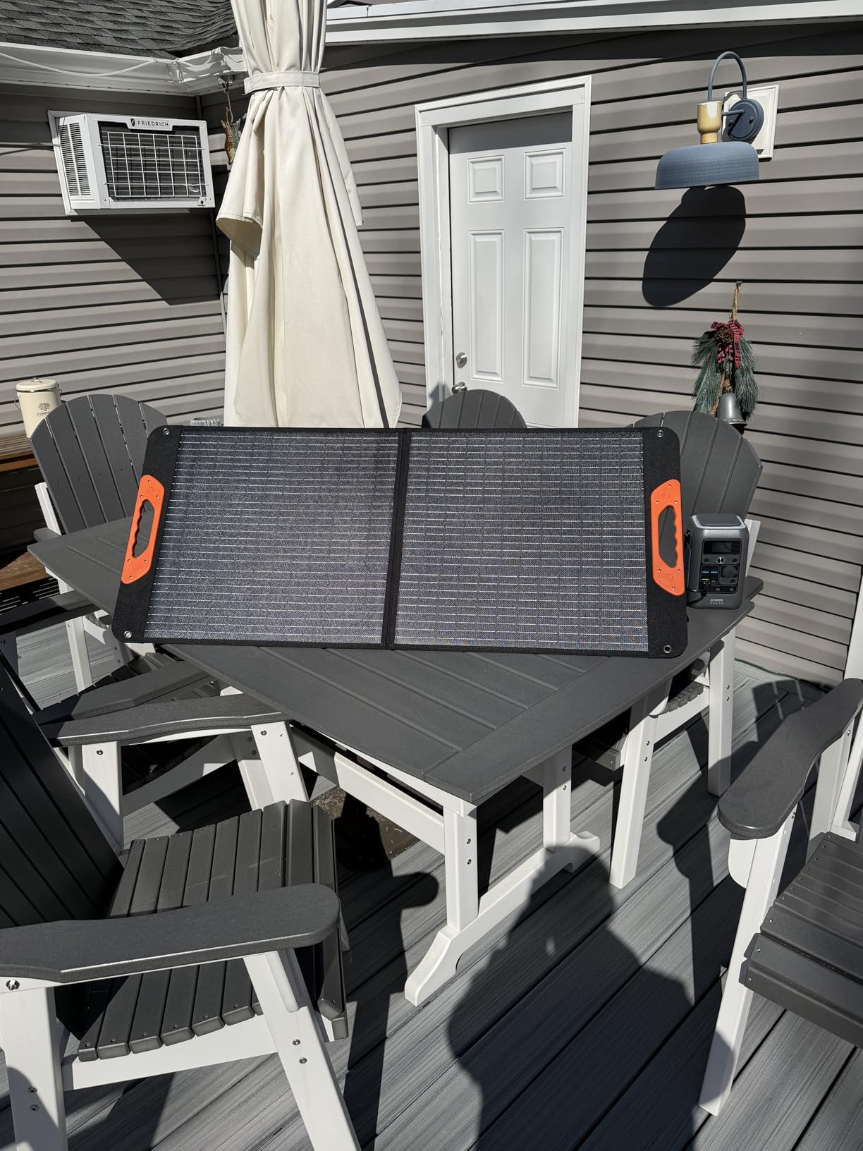 ZOUPW 100W Portable Solar Panel for Power Station,23.5% Efficiency Mono Foldable Solar Charger for Jackery 300/Ecoflow River/Anker/Bluetti,IP67 Waterproof for Camping RV Off-Grid Emergency Power customer photo 1
