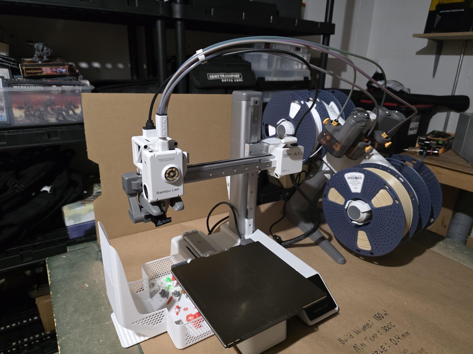 Bambu Lab A1 Mini Combo, A1 Mini 3D Printer&AMS lite, Multi-Color Printing | Beginner-Friendly Ecosystem with MakerWorld Model Library, Multi-Color 3D Printing, High Speed & Precision, Read to Use, Quiet customer photo 2